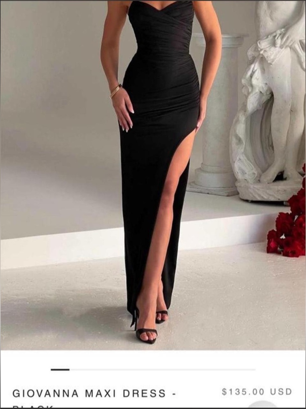 Babyboo Giovanna Dress Black 
Strapless black dress - Formal